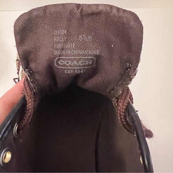 Coach Sneakers Size 5.5 Shoes - Picture 5 of 7